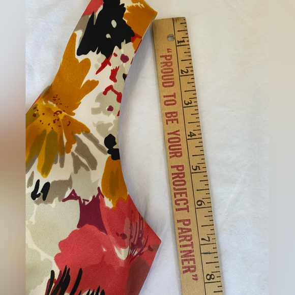 Cleo Floral Chic Sleeveless Empire Waist Fitted Cottagecore Mini Dress size 6 - Picture 11 of 16